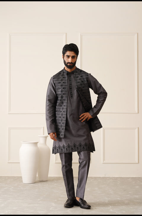 Buy Waistcoat with Kurta for Men- Lagan Wedding