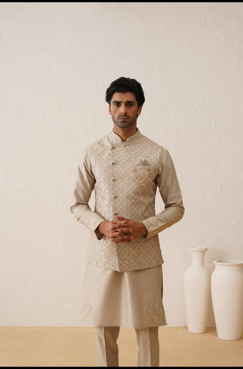 Buy waistcoat with kurta-Lagan Wedding 