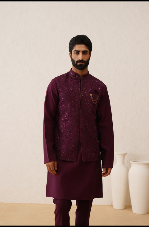 Buy waistcoat with kurta-Lagan Wedding 