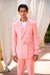 Pink Classic 2 Piece Italian Suit With Stylish Pockets