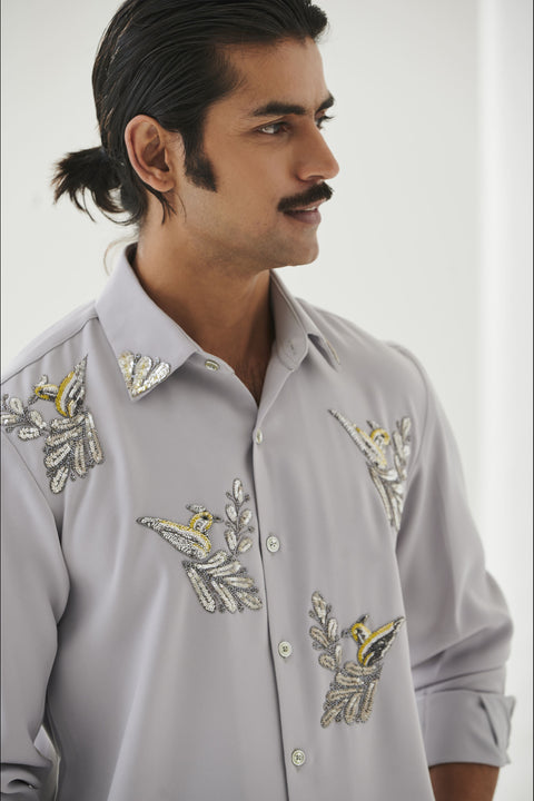 Embroidered Work Shirts-Lagan Wedding