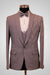 Grey Resham Embroidered Italian Tuxedo Suit